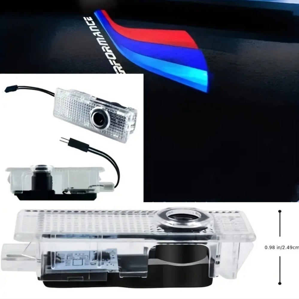 COPY - 2 BMW performance car door projector lights